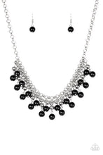 Load image into Gallery viewer, Paparazzi Friday Night Fringe - Black Necklace
