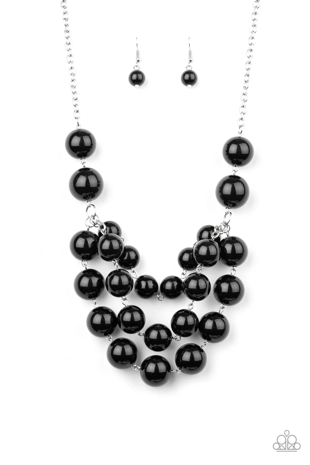 Paparazzi Miss Pop-YOU-Larity - Black Necklace