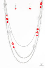 Load image into Gallery viewer, Paparazzi Pretty POP-Tastic - Red Necklace
