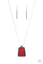 Load image into Gallery viewer, Paparazzi Private Plateau - Red Necklace
