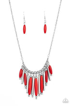 Load image into Gallery viewer, Paparazzi Bohemian Breeze - Red Necklace
