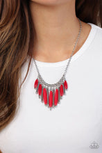 Load image into Gallery viewer, Paparazzi Bohemian Breeze - Red Necklace
