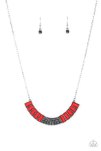 Load image into Gallery viewer, Paparazzi Coup De Mane - Red Necklace
