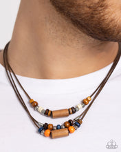 Load image into Gallery viewer, Paparazzi Wish You WOOD - Orange Necklace
