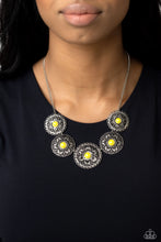 Load image into Gallery viewer, Paparazzi Chrysanthemum Craze - Yellow Necklace
