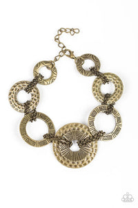 Paparazzi Way Wild - Brass Bracelet