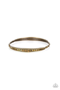 Paparazzi Just Sparkle And Wave - Brass Bracelet