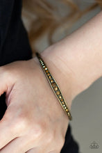 Load image into Gallery viewer, Paparazzi Just Sparkle And Wave - Brass Bracelet
