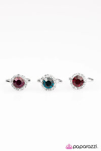 Paparazzi Round Rhinestone Starlet Shimmer Rings