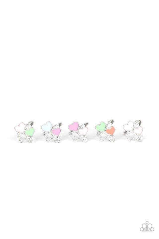 Paparazzi Pastel Hearts Starlet Shimmer Rings