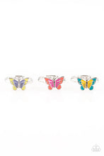 Load image into Gallery viewer, Paparazzi Colorful Butterfly Starlet Shimmer Rings
