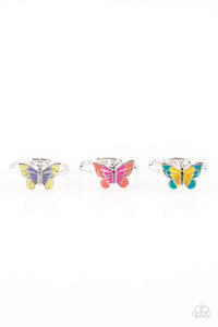 Paparazzi Colorful Butterfly Starlet Shimmer Rings