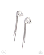 Load image into Gallery viewer, Paparazzi Candescent Class - White Earrings
