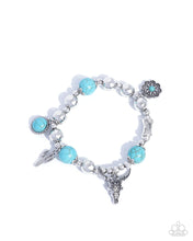 Load image into Gallery viewer, Paparazzi Western Welcome - Blue Bracelet
