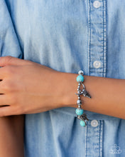 Load image into Gallery viewer, Paparazzi Western Welcome - Blue Bracelet
