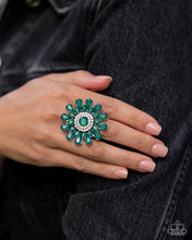 Load image into Gallery viewer, Paparazzi Steady Shimmer - Green Ring
