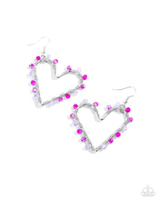 Load image into Gallery viewer, Paparazzi Heart Of Your World - Pink Earrings
