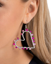 Load image into Gallery viewer, Paparazzi Heart Of Your World - Pink Earrings
