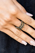 Load image into Gallery viewer, Paparazzi Heavy Metal Muse - Brass Ring
