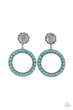Load image into Gallery viewer, Paparazzi Playfully Prairie - Blue Earrings

