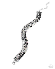 Load image into Gallery viewer, Paparazzi Serendipitous Strands - Silver Bracelet
