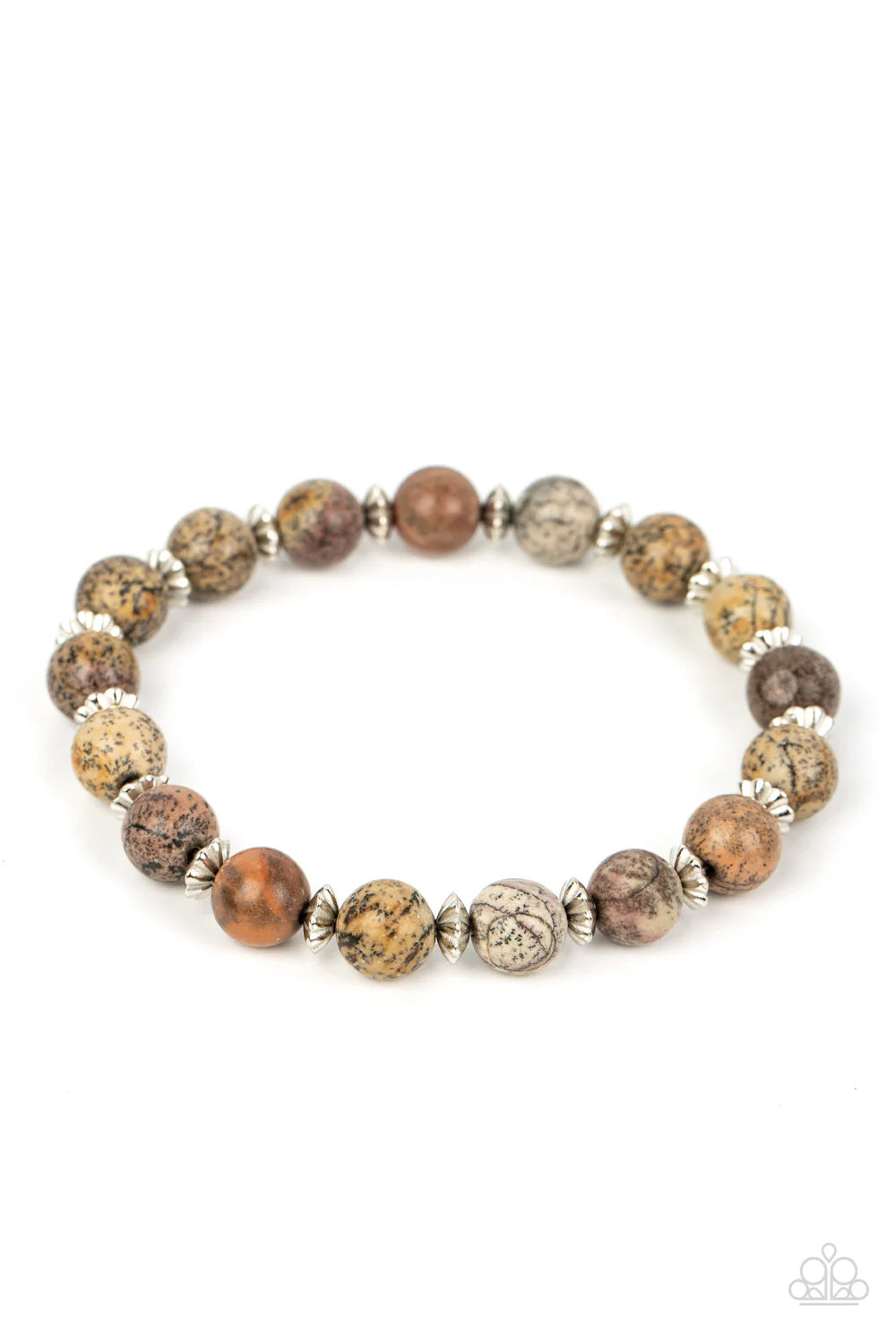 Paparazzi Keep The Peace - Silver Bracelet