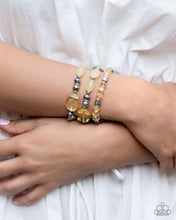 Load image into Gallery viewer, Paparazzi Lets Groove Tonight - Yellow Bracelet
