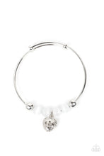 Load image into Gallery viewer, Paparazzi Vintage Vows - White Bracelet
