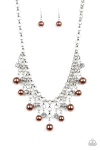 Paparazzi Heir Headed - Brown Necklace