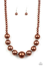 Load image into Gallery viewer, Paparazzi SoHo Socialite - Brown Necklace
