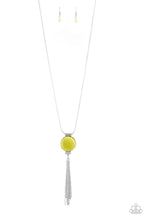 Load image into Gallery viewer, Paparazzi Happy As Can BEAM - Yellow Necklace
