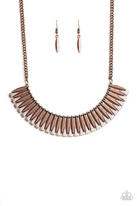 Paparazzi My Main MANE - Copper Necklace