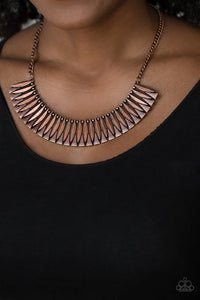 Paparazzi My Main MANE - Copper Necklace