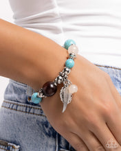Load image into Gallery viewer, Paparazzi Earthy Eclecticism - Blue Bracelet
