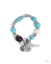 Load image into Gallery viewer, Paparazzi Earthy Eclecticism - Blue Bracelet
