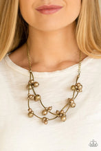 Load image into Gallery viewer, Paparazzi Wedding Belles - Brass Necklace
