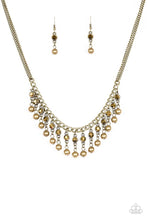 Load image into Gallery viewer, Paparazzi Pageant Queen - Brass Necklace
