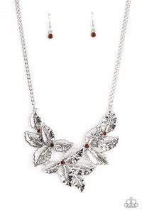 Paparazzi Holly Heiress - Brown Necklace