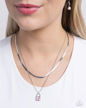 Load image into Gallery viewer, Paparazzi Padlock Possession - Pink Necklace
