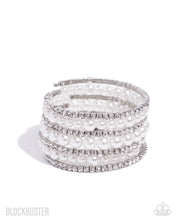 Load image into Gallery viewer, Paparazzi Finalized Flair - White Bracelet
