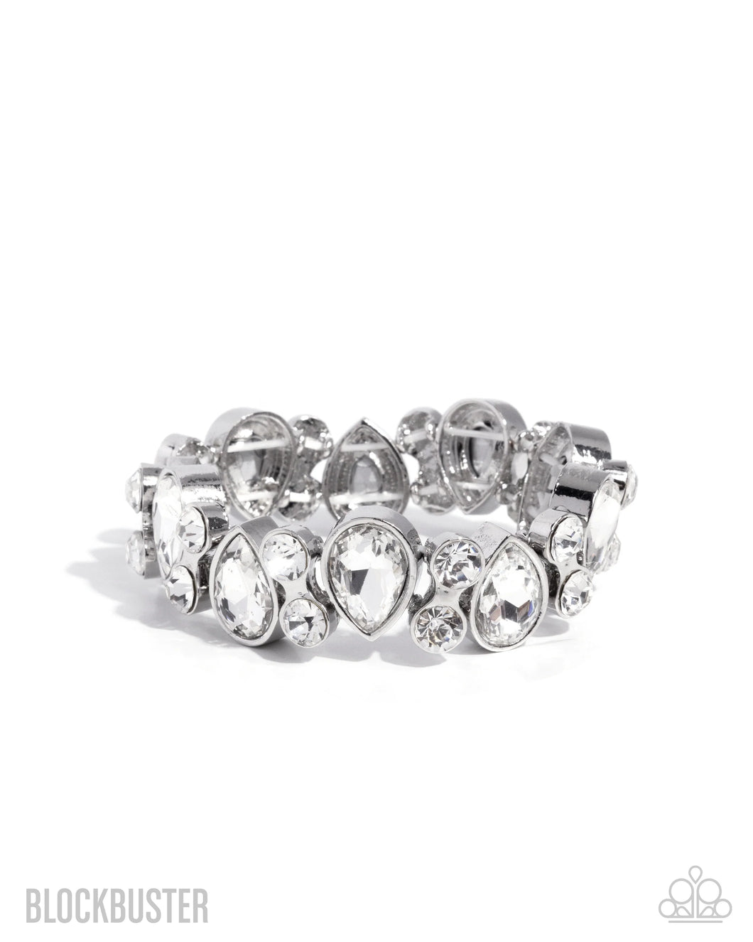 Paparazzi Secure Sparkle - White Bracelet