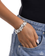 Load image into Gallery viewer, Paparazzi Secure Sparkle - White Bracelet
