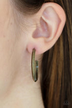 Load image into Gallery viewer, On The Brink - brass - Paparazzi earrings

