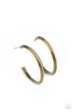 Load image into Gallery viewer, On The Brink - brass - Paparazzi earrings
