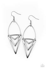 Load image into Gallery viewer, Proceed With Caution - black -Paparazzi earrings
