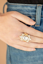 Load image into Gallery viewer, Things That Go Boom!-gold-Paparazzi ring
