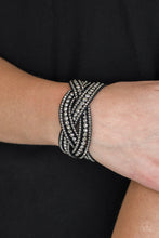 Load image into Gallery viewer, Paparazzi Bring On The Bling - Black Bracelet
