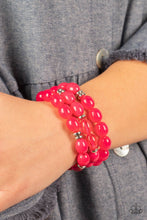 Load image into Gallery viewer, Paparazzi "Coastal Coastin" Pink Bracelet Paparazzi Jewelry
