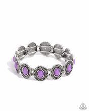 Load image into Gallery viewer, Paparazzi "Dainty Delight" Purple Bracelet Paparazzi Jewelry
