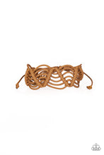 Load image into Gallery viewer, Paparazzi VINTAGE VAULT "Rise To The Bait" Brown Urban Bracelet Unisex Paparazzi Jewelry
